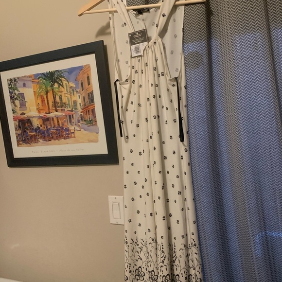 NWT Jessica White Floral Dress Size 12 - Picture 2 of 8